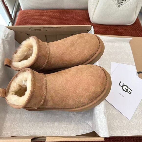 UGG Classic Ultra Mini Boots chestnut - Picture 4 of 9